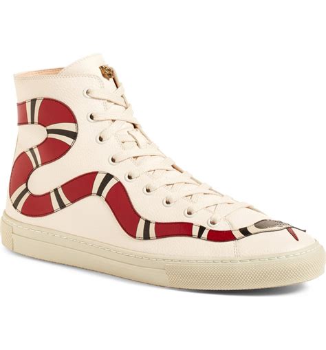 gucci sandals snake|Gucci snake high top sneakers.